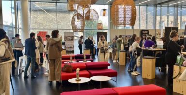 Vue de l'espace exposant d'une salon professionnel au Couvent des Jacobins