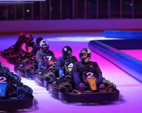 course de karting sur glace