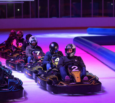 course de karting sur glace