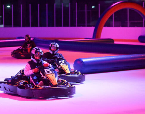 course de karting sur glace