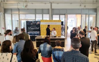 Une démonstration de cuisine à la Halle de La Brasserie pour le Gault et Millau Tour