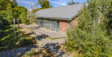 Vue extérieure de la Halle de la Courrouze