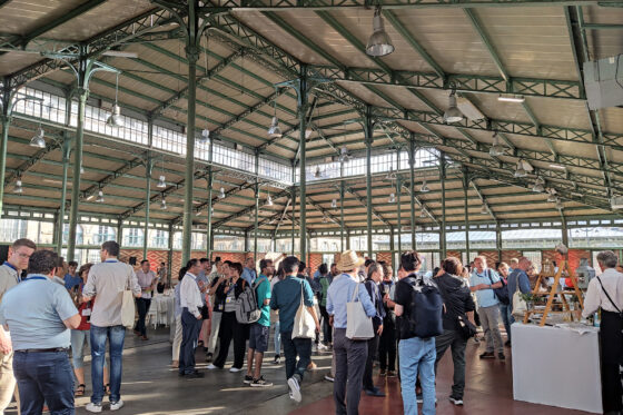 cocktail déjeunatoire lors d'un congrès à la halle martenot