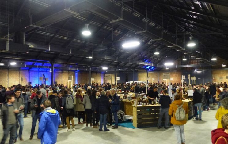 stands d'exposants pour un salon professionnel à la halle de la courrouze